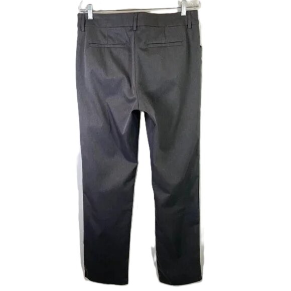 Lee Straight Leg Trouser Pants Wrinkle Resistant Gray Size 12L 33" Inseam - Picture 8 of 16